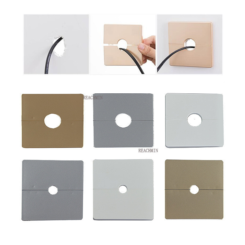 Plastic wall Wire hole cover 86 type Junction Box outlet cable protector faucet angle valve Pipe plug decor cover snap-on Plate